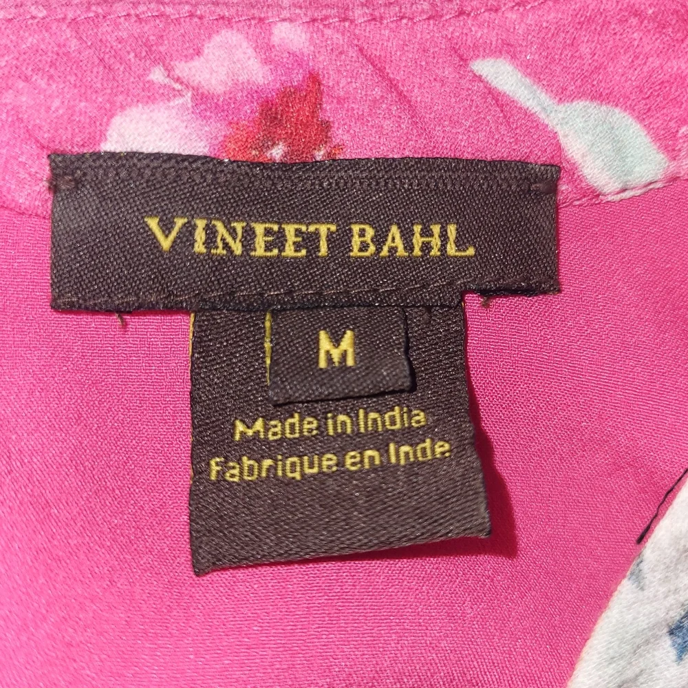 Vineet Bahl X Anthropologie Sleeveless Blouse Women's Size Medium‎ Floral